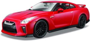 bburago b18-21082 nissan gt-r 2017" diecast model kit, 1:24 scale, assorted colors