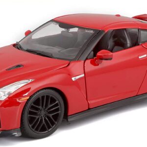 Bburago B18-21082 Nissan GT-R 2017" Diecast Model Kit, 1:24 Scale, Assorted Colors