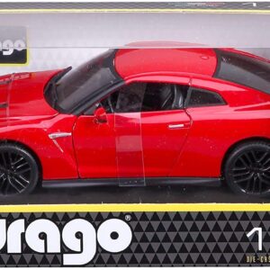 Bburago B18-21082 Nissan GT-R 2017" Diecast Model Kit, 1:24 Scale, Assorted Colors