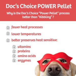 Doc's Choice Premium Adult Chicken Dry Dog Food - Great for Adults and Seniors, Veterinarian Developed, No Fillers/Artificial Ingredients, Made in The USA