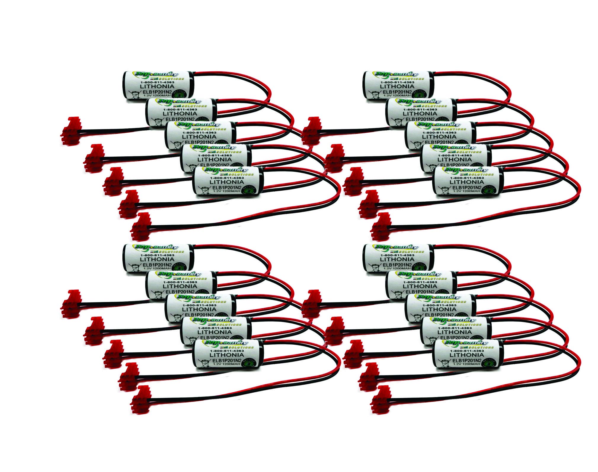 20pc Lithonia Emergency Lighting Battery for Model ELB1P201N, ELB1P201N2