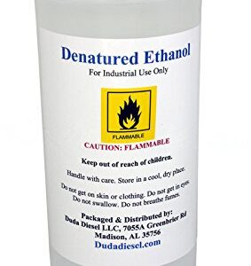 Duda Energy eth950 950 mL bottle of Denatured Ethanol with 200-Proof Ethyl Alcohol IPA and NP Acetate (Packaging may vary)