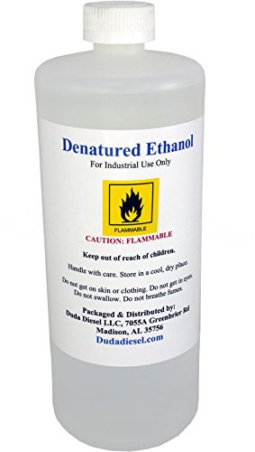 Duda Energy eth950 950 mL bottle of Denatured Ethanol with 200-Proof Ethyl Alcohol IPA and NP Acetate (Packaging may vary)