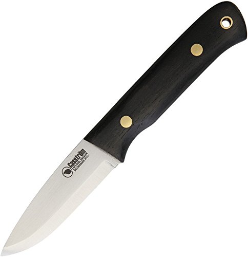 Casstrom CI10829 Woodsman Fixed Blade Knife Satin Bog Oak Handle + Sheath