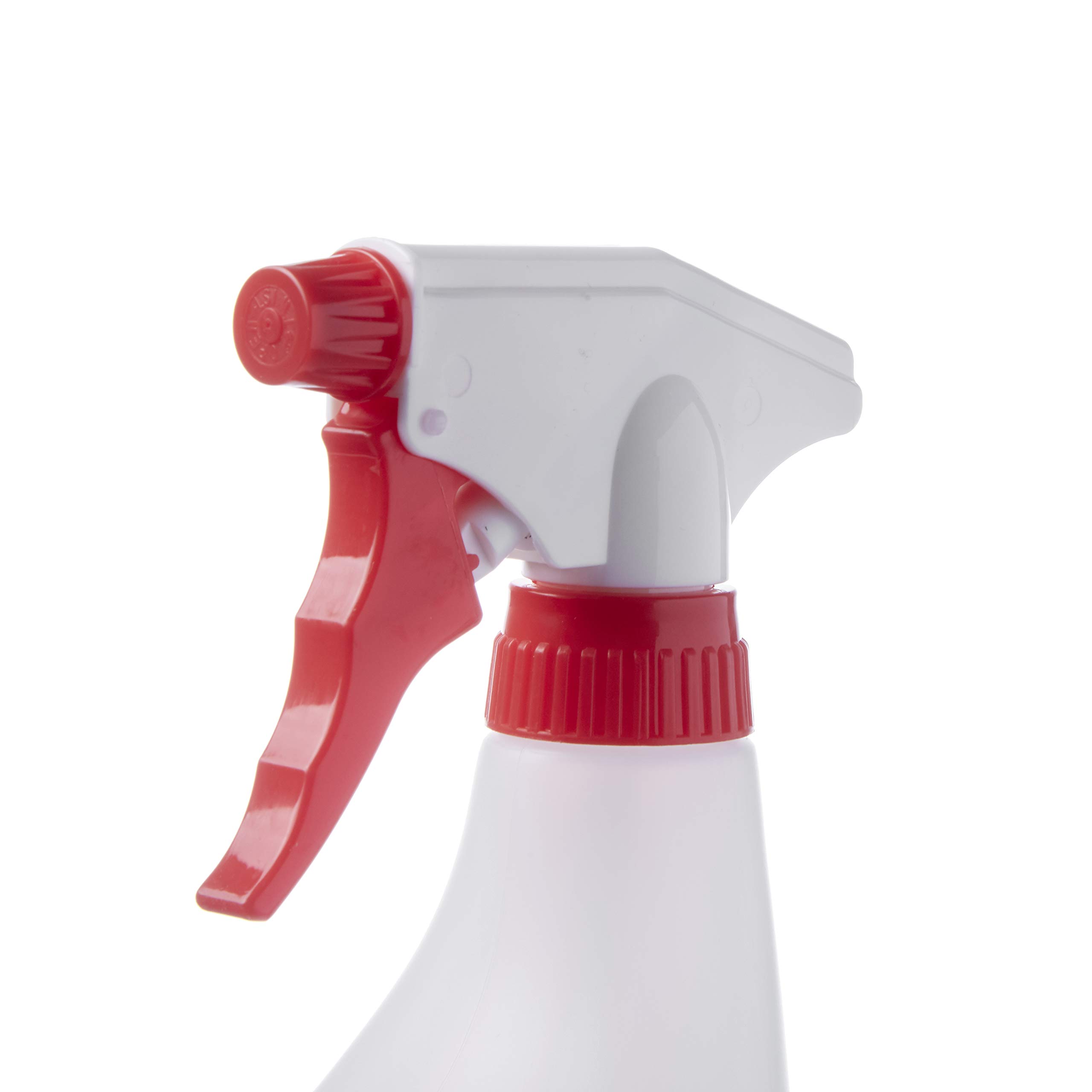 Consolidated Plastics Leakproof Spray Bottle with Red Sprayer, HDPE, Natural, 22oz, 12 Piece