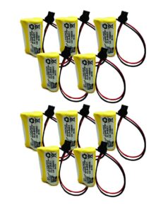 10pc lithonia elb-b001,elbb001 replacement emergency light battery