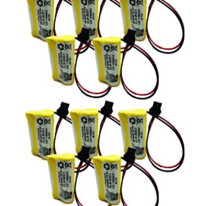 10PC Lithonia ELB-B001,ELBB001 Replacement Emergency Light Battery