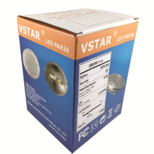 Vstar LED PAR36 9W (Eq to 50W Halogen) 12V AC/DC Lamp Landscape Waterproof (4 Pack-Warm White)