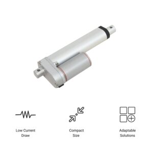 Progressive Automations 24V Mini Linear Electric Actuator - 6 inches, 150 lbs, Innovative Compact Design and Versatile Capabilities for Home and General Automation, Automotive, Manufacturing, PA-14