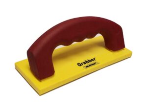 milescraft 3403 grabber - pushblock for table saws, router tables, band saws & jointers, yellow/red