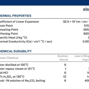 EISCO Beaker, 1000ml - ASTM - Low Form with Spout - Dual Scale, White Graduations - Borosilicate 3.3 Glass