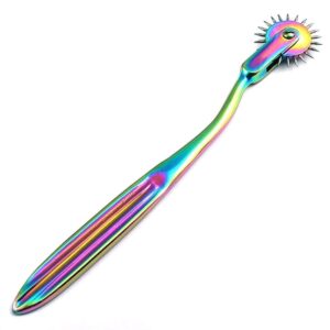 precise canada pc wartenberg stainless steel sensation pinwheel (rainbow)