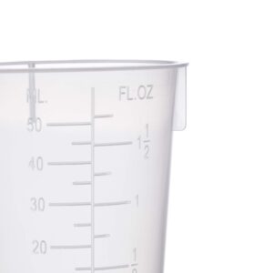 Consolidated Plastics 45374 Disposable Beaker, Polypropylene, 50 mL, 100 Piece