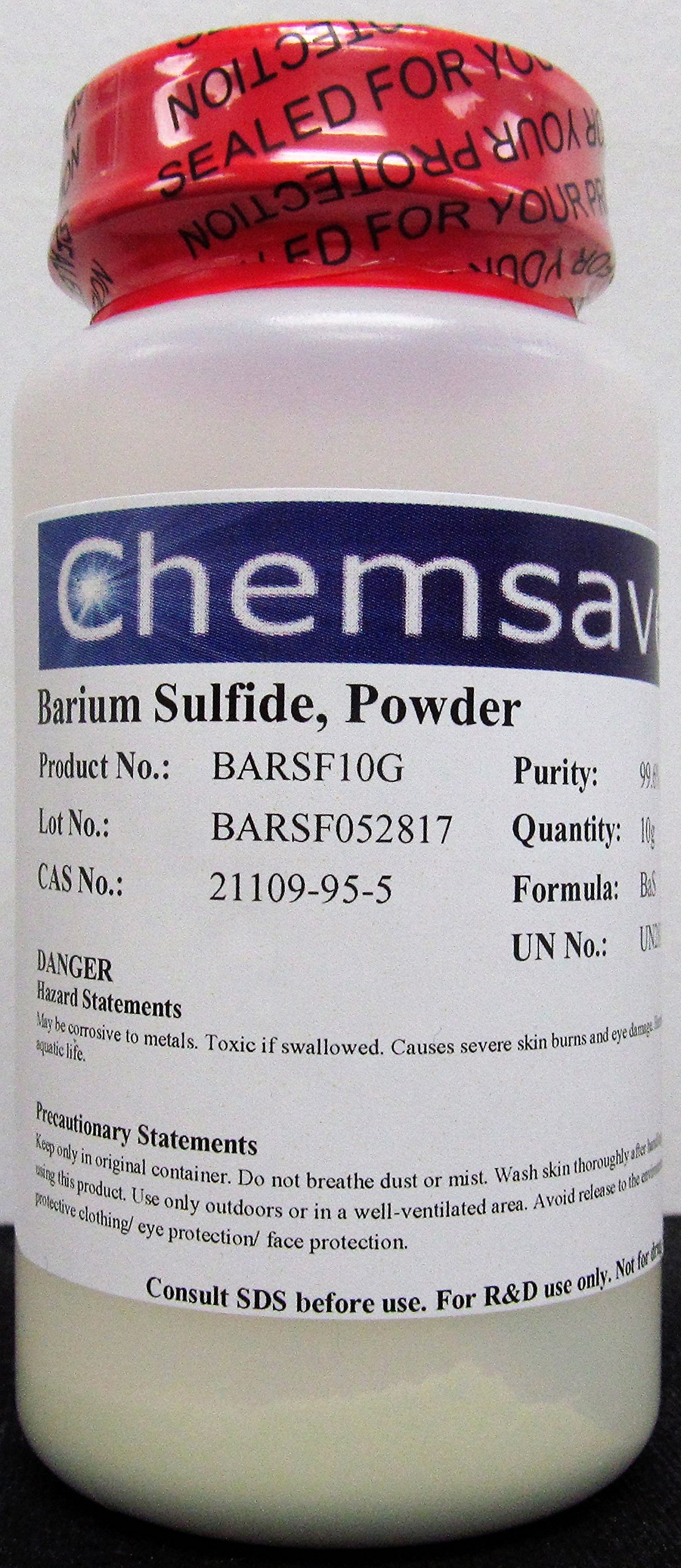 Barium Sulfide, 99.6% (Titration), 10g