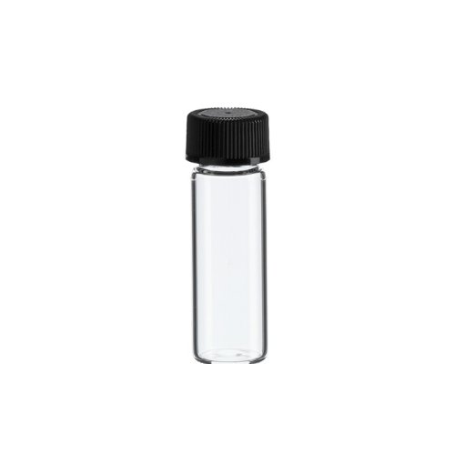 1 Dram Clear Glass Vial - Screw Cap - Pack of 144