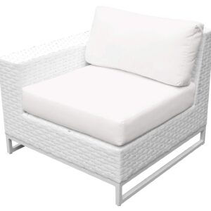 TK Classics Miami Seating Patio Furniture, Sail White