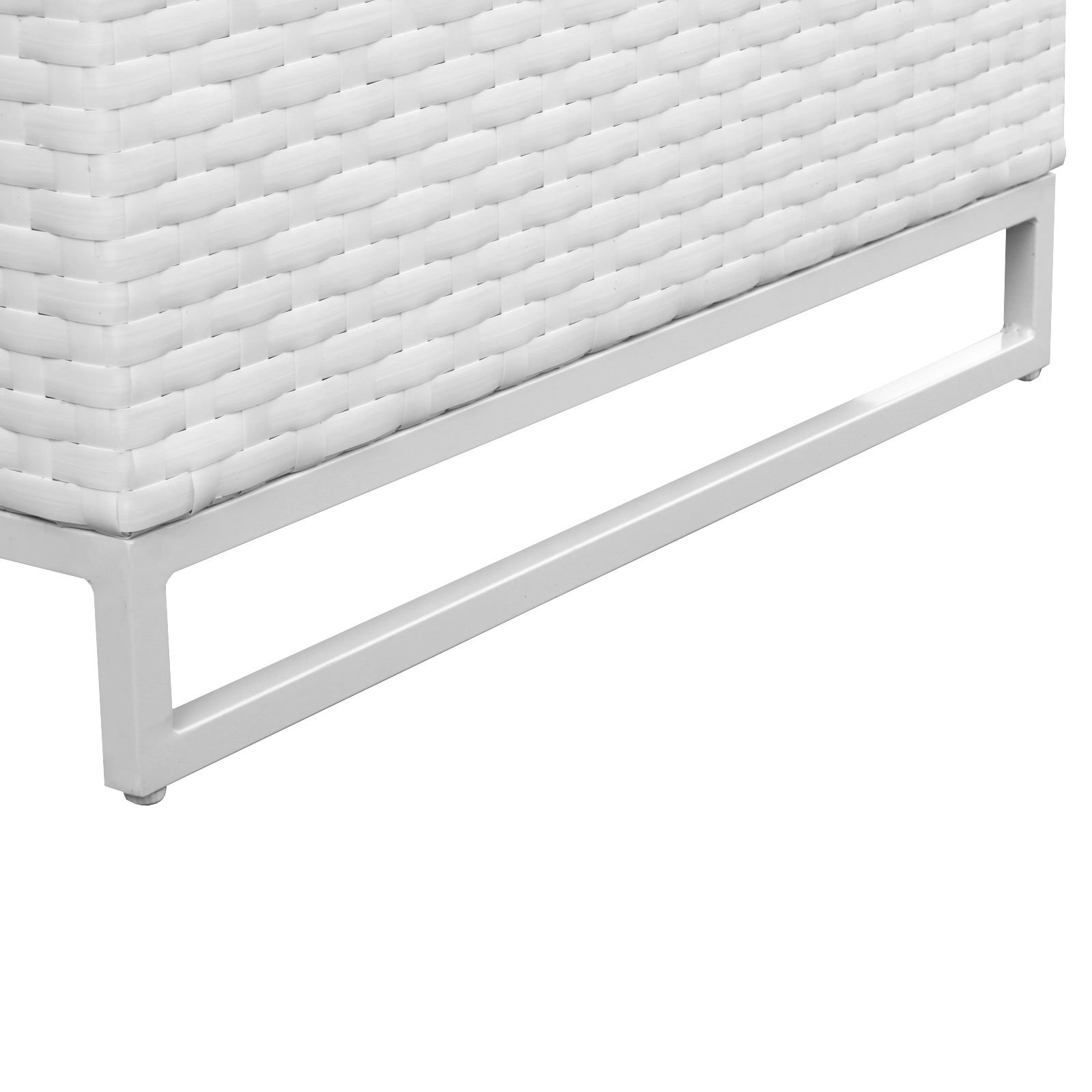 TK Classics Miami Seating Patio Furniture, Sail White