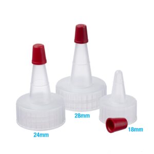 Consolidated Plastics 41233 Yorker Dispensing Cap with Red Seal, 28 mm, 28-400 Finish, 12 Piece