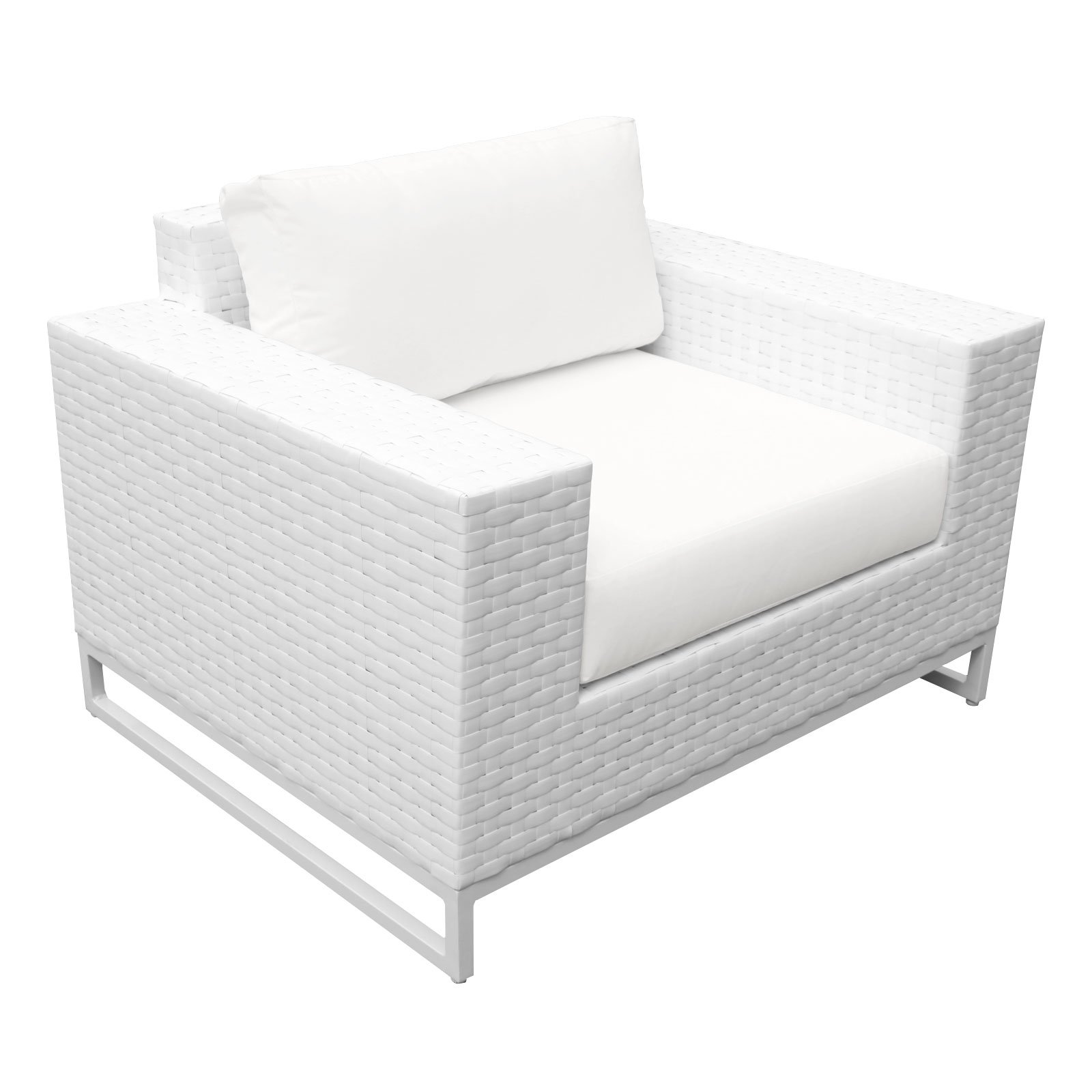 TK Classics Miami Seating Patio Furniture, Sail White