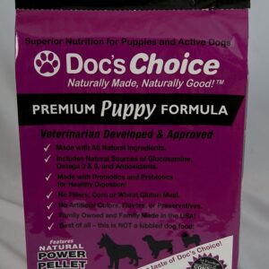 Doc's Choice Premium Chicken Puppy Food - Great for Puppies, Pregnant and Nursing Dogs, Veterinarian Developed, No Fillers/Artificial Ingredients, Made in the USA