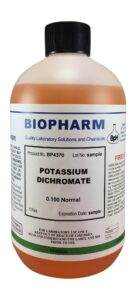 biopharm potassium dichromate 0.100 normal — 500 ml (1.06 pint)