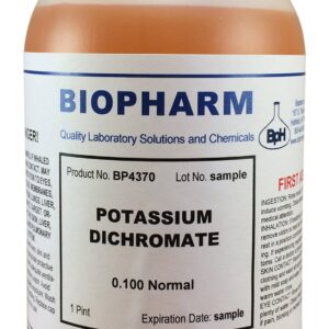 Biopharm Potassium Dichromate 0.100 Normal — 500 mL (1.06 Pint)