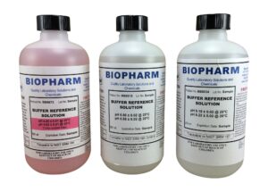 ph buffer calibration kit 3-pack: 250 ml (8.4 fl oz) each of ph 4.00, ph 6.86, and ph 9.18 — nist traceable reference standards for all ph meters