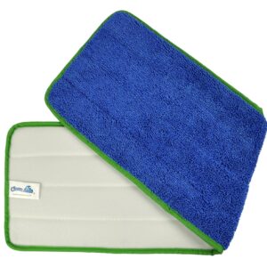 CleanAide All Purpose Mega Microfiber Mop Pads for 24 Inch Plate 6 Pack