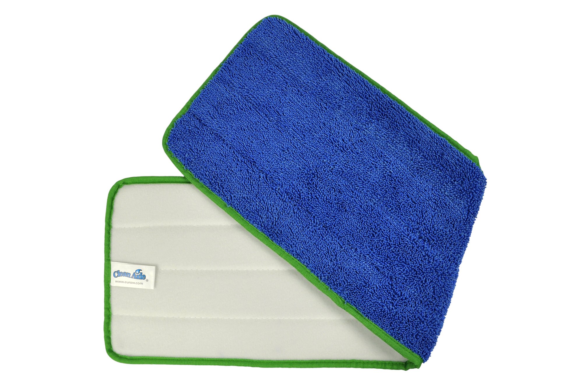 CleanAide All Purpose Mega Microfiber Mop Pads for 24 Inch Plate 6 Pack