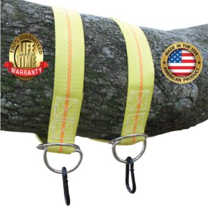 Safe-T-Swing - Heavy Duty 12,000 lb. Webbing - Tree Swing Hanging Kit - Made in USA (36 Inch)