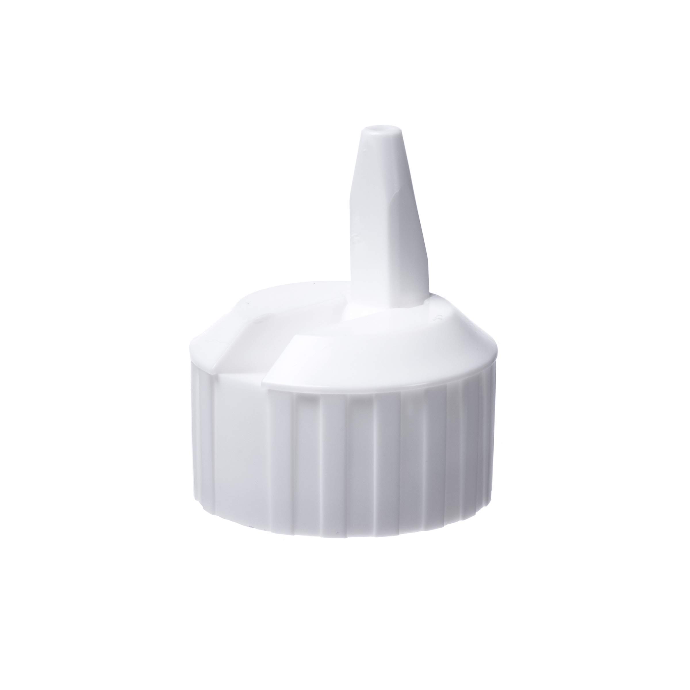 Consolidated Plastics 41244 White Flip Top Dispensing Cap, 28 mm, 28-400 Finish, 12 Piece