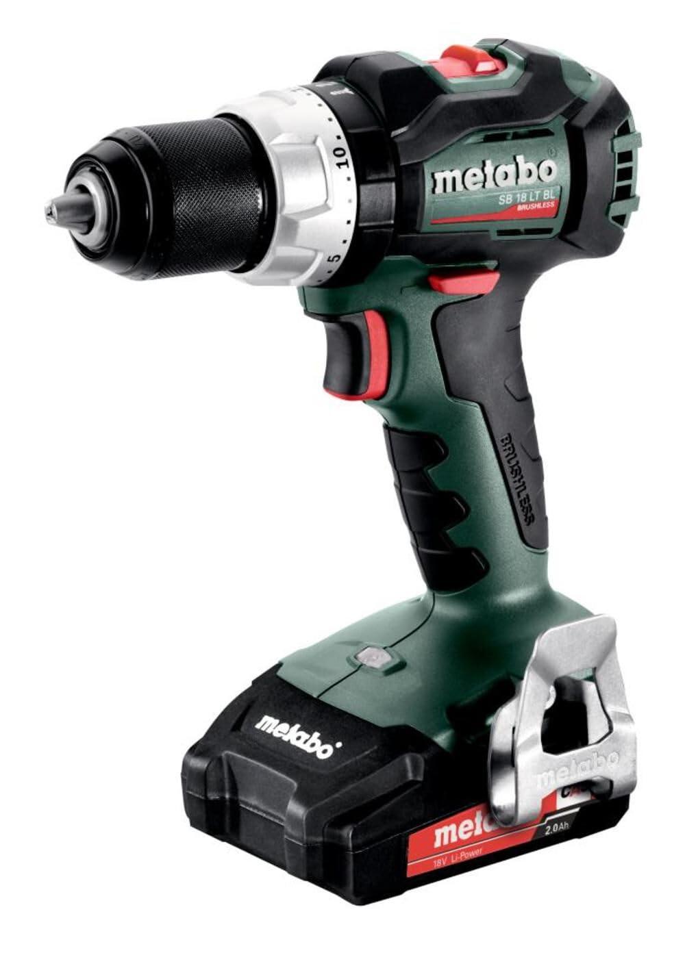 Metabo SB 18 LT BL 2x 2.0kit 18V Brushless Hammer Drill/Driver 2.0Ah Kit