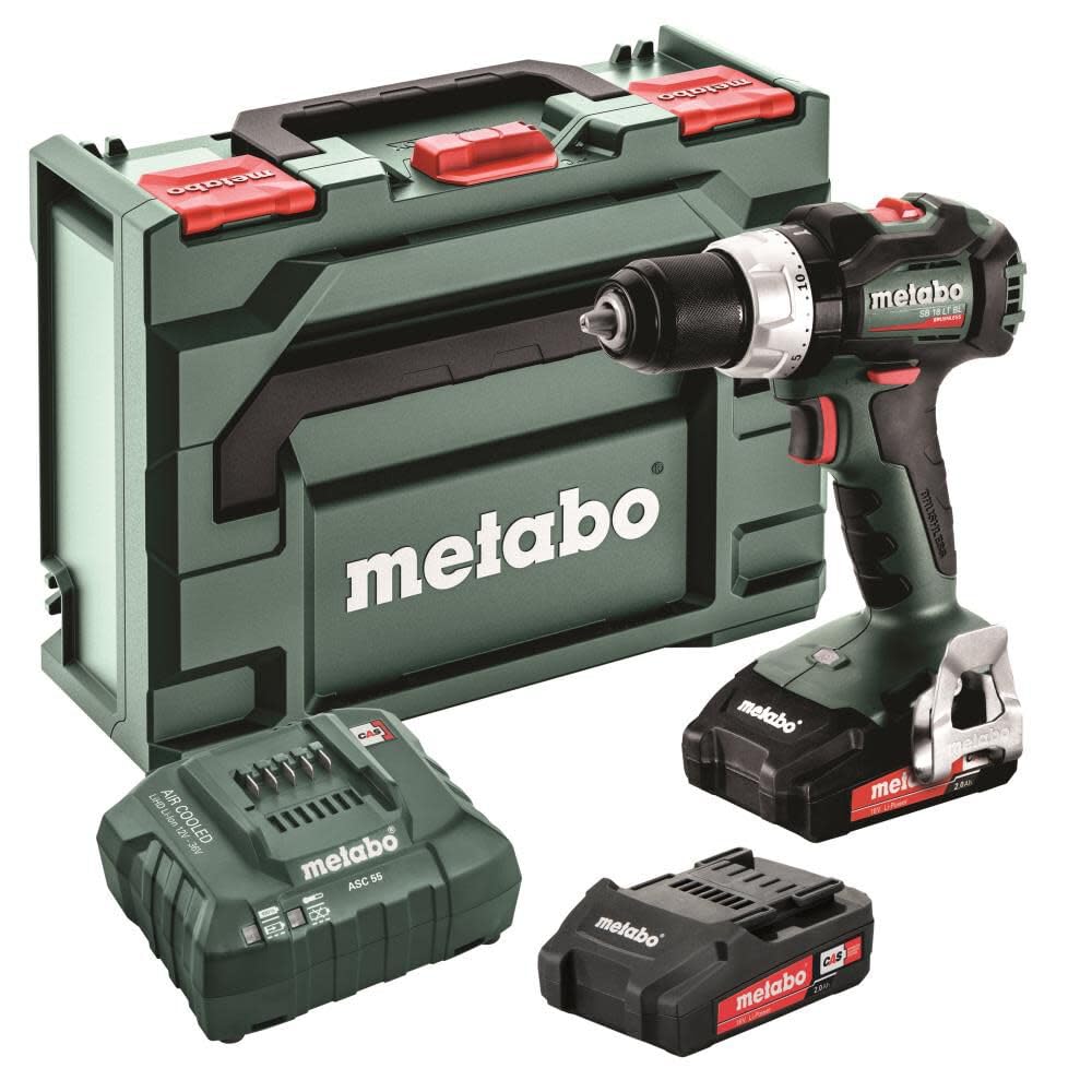 Metabo SB 18 LT BL 2x 2.0kit 18V Brushless Hammer Drill/Driver 2.0Ah Kit