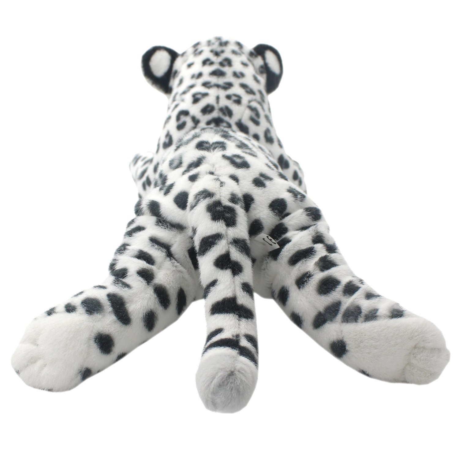 TAGLN The Jungle Animals Stuffed Plush Toys Cheetah Tiger Panther Lioness Pillows (White Leopard, 16 Inch)