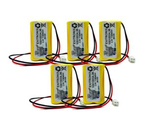 5pc exitronix 10010034, exitronix 10010036, exell ebe-179,unitech 900aa mah 2.4v replacement battery