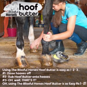 The Blissful Horses Hoof Butter All Natural Support for Your Horse's Hooves