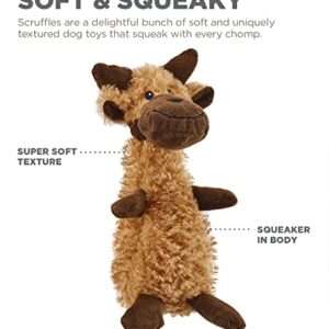 Outward Hound Scruffles Moose Plush Squeaky Dog Toy, Small