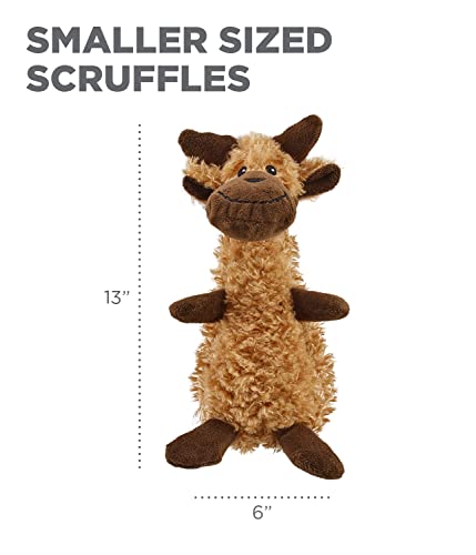 Outward Hound Scruffles Moose Plush Squeaky Dog Toy, Small