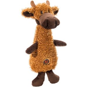 Outward Hound Scruffles Moose Plush Squeaky Dog Toy, Small