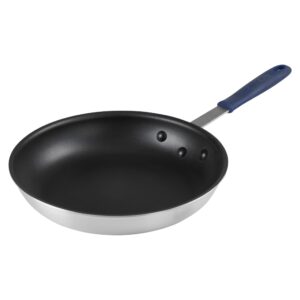 Winco Commercial-Grade Aluminum Fry Pan with Stay Cool Handle, Induction Compatible, Non-Stick Finish, 12"