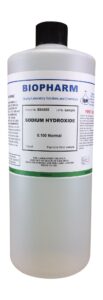 dilute solution of sodium hydroxide 0.1000 molar (0.1000 normal) | 1 quart (950 ml)