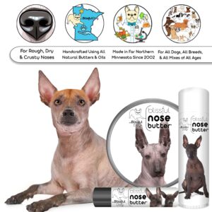 The Blissful Dog Xoloitzcuintli Nose Butter, Versatile Dog Nose Balm for Dry Nose, Handcrafted Nose Moisturizer, Easy-to-Apply Dog Essentials, Unscented, 0.15 oz.