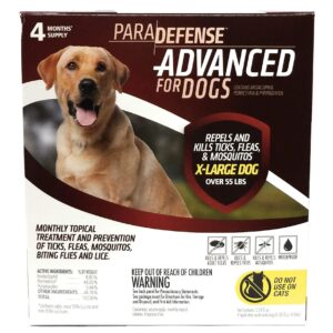 Para Defense Advanced 56+ lb Dog Pet Flea Control Supply, X-Large