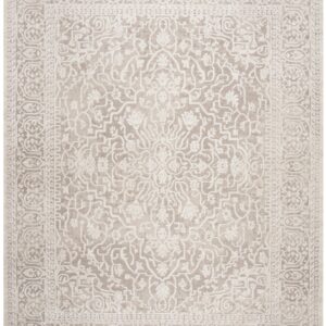 SAFAVIEH Reflection Collection Area Rug - 8' x 10', Beige & Cream, Vintage Distressed Design, Non-Shedding & Easy Care, Ideal for High Traffic Areas in Living Room, Bedroom (RFT670A)