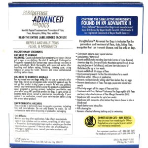 Para Defense Advanced 11-20 lb Dog Pet Flea Control Supply, Medium