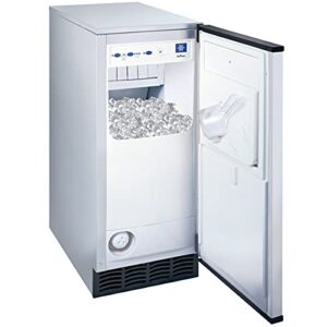 Manitowoc SM-50A 14 3/4" Air Cooled Undercounter Octagonal Cube Ice Machine with 25 lb. Bin - 53 lb.