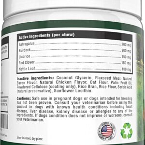 K9 Nature Supplements: All-Clear - Allergy Supplement for Dogs - 45 Chews - Soothing Herbal Formula with Natural Ingredients - Support for Pet’s Seasonal Allergies & Itching - for All Breeds