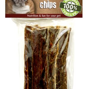 Powerpet 100% All Natural Beef Jerky Chips (6 Count) Treats