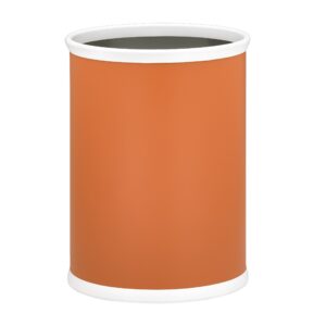 kraftware fun colors oval wastebasket, 14”, spicy orange