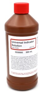 aldon innovating science laboratory-grade universal indicator solution, 500ml - the curated chemical collection